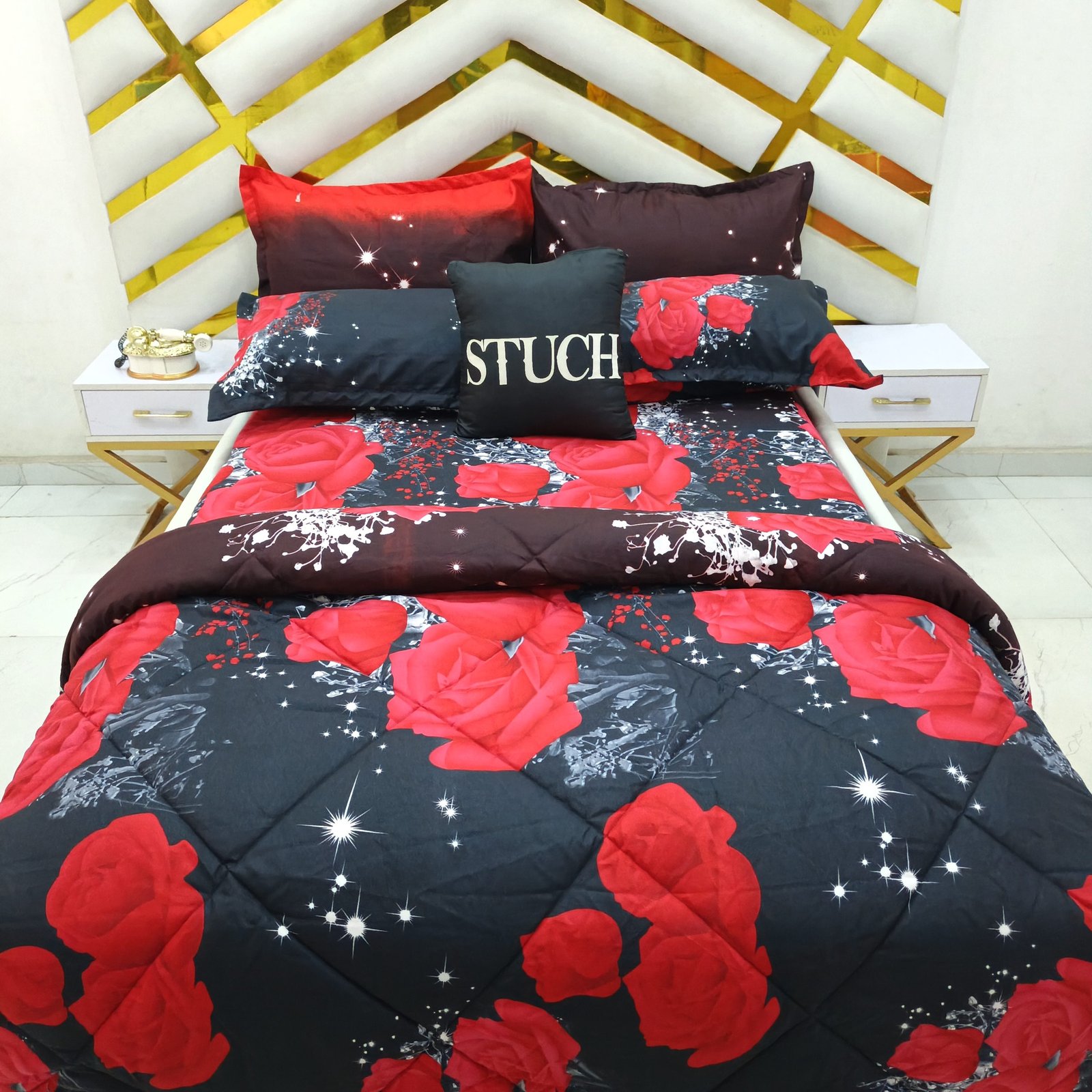 BLACK ROSE 7/7 DUVET SET