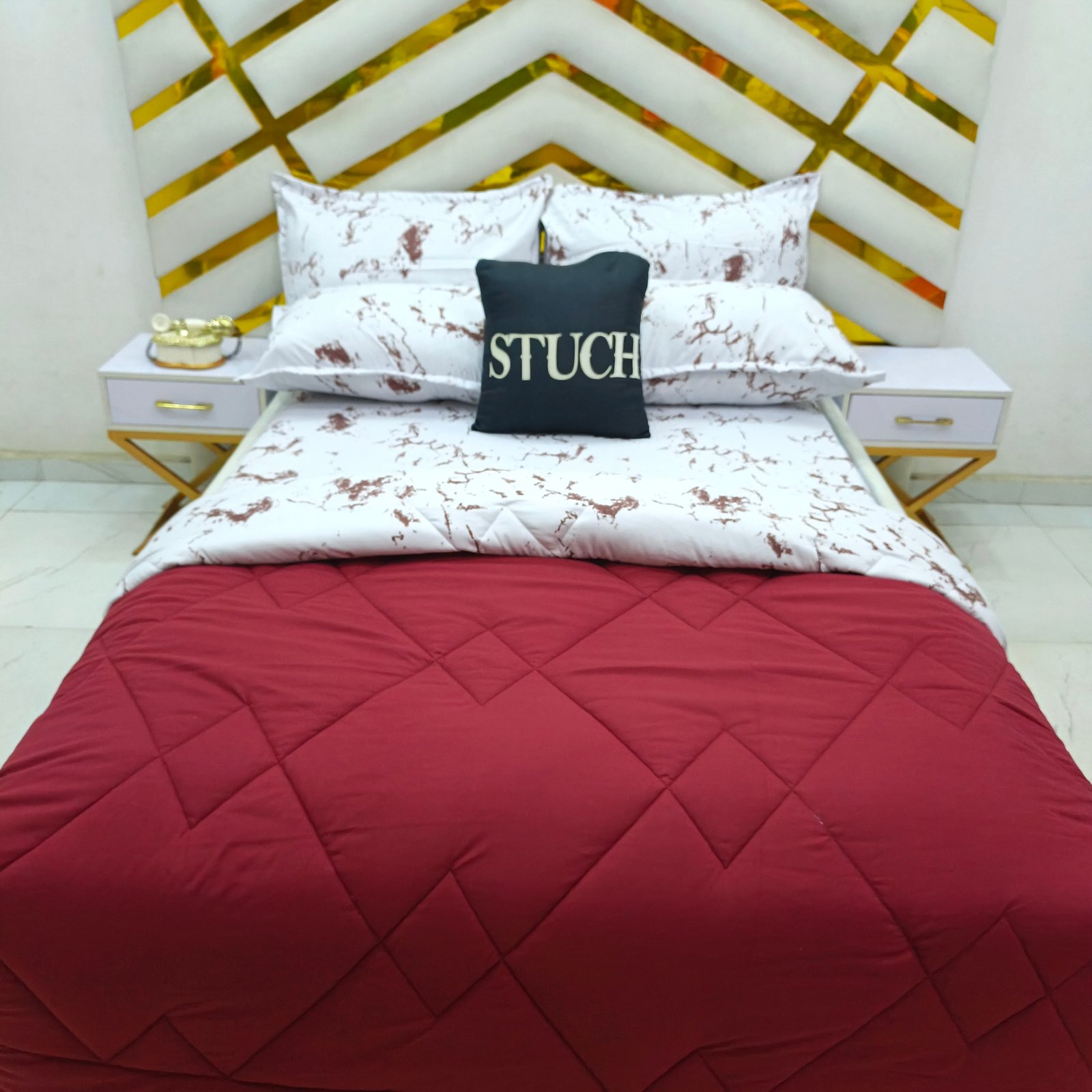 COMBINED WINE WITH COFFE SPLASH 7/7 DUVET SET