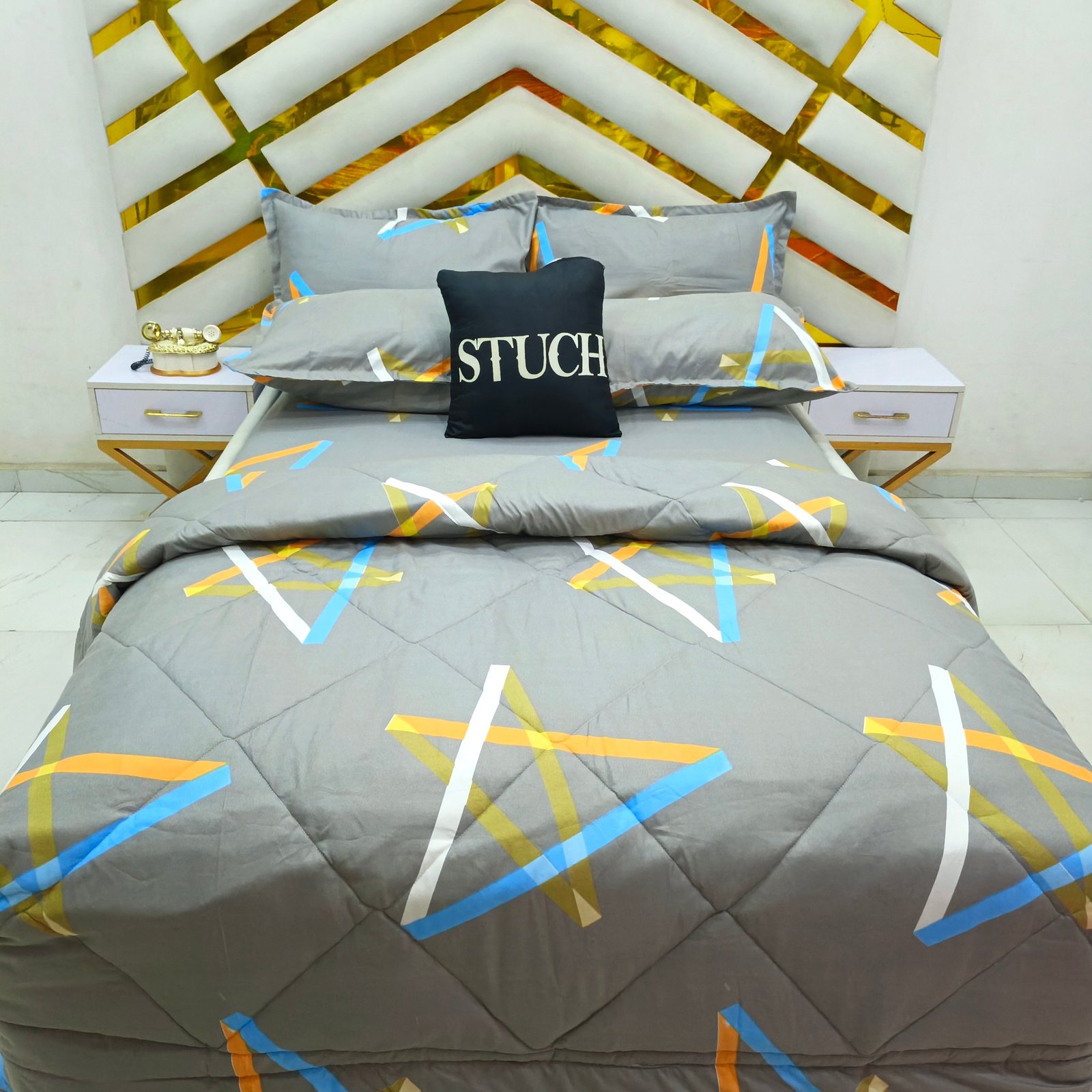 GRAY HORIZON 7/7 DUVET SET