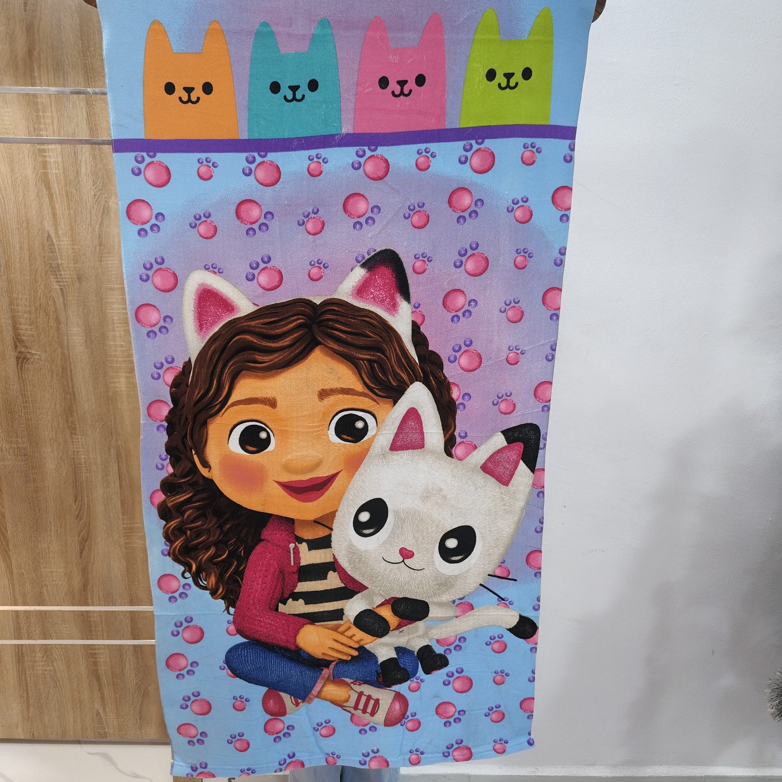 PINK GABBY KIDS LARGE TOWEL 28/51 INCHES