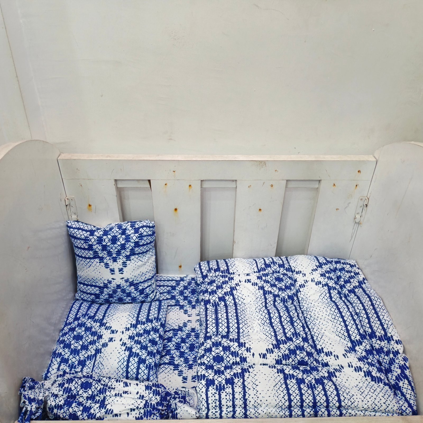 020 WHITE DIAMOND BABYCOT SET