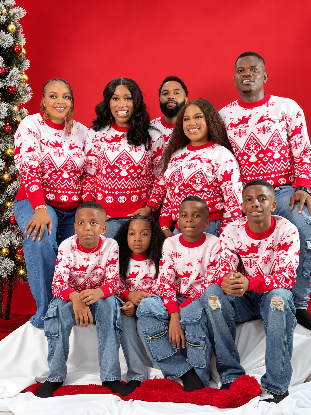 W05 RED CHRISTMAS SWEATER