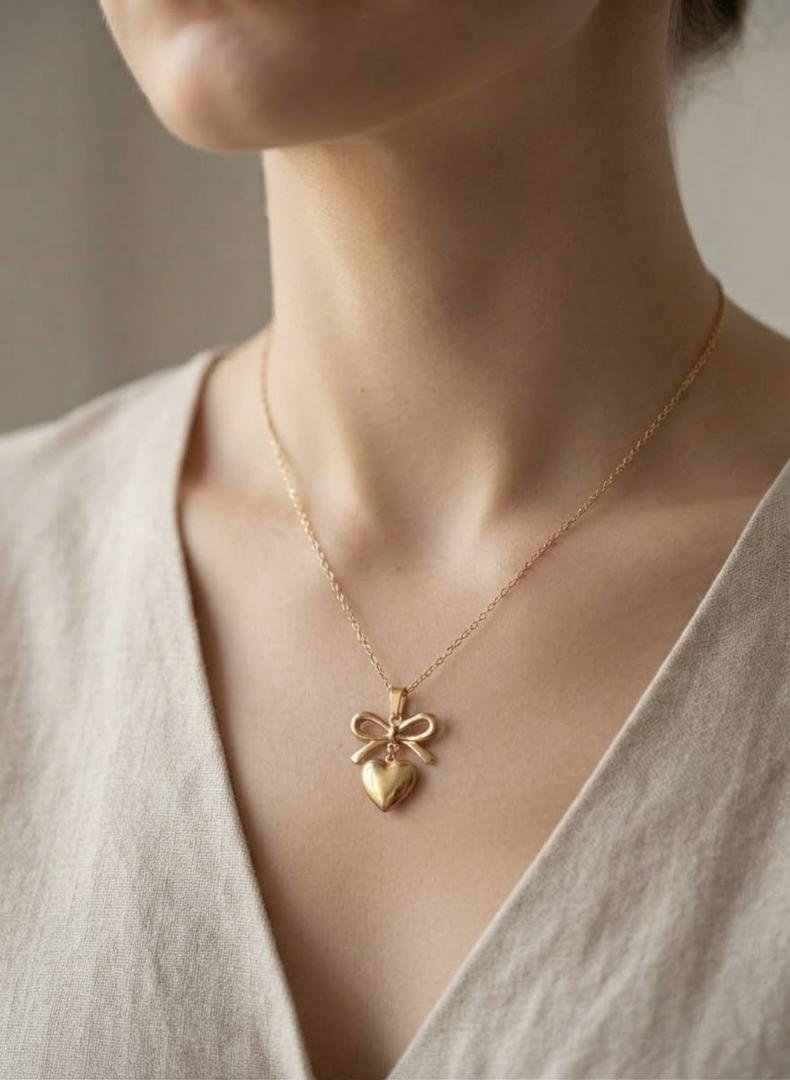 NON TARNISH DAINTY GOLD NECKLACE 165
