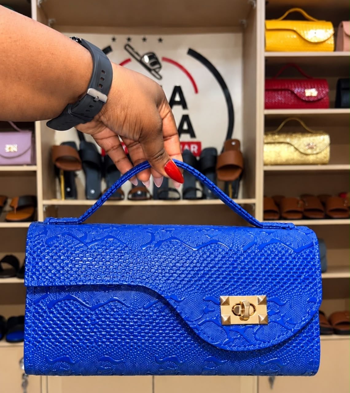 Blue Handmade Bag 011