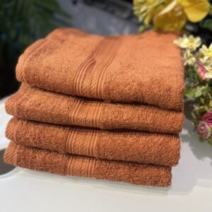 PREMIUM SOFT BURNT ORANGE EXTRA LARGE TOWEL 34/70 INCHES