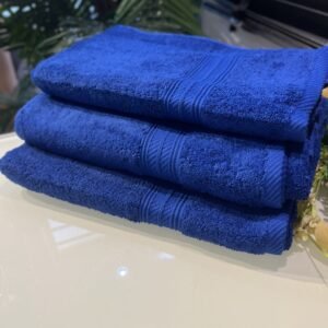 PREMIUM SOFT BATH ROYAL BLUE LARGE TOWEL 27/54 INCHES