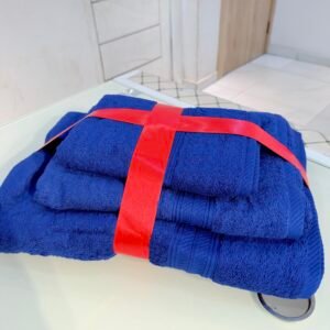 3in1 PREMIUM SOFT ROYAL BLUE TOWEL (contains Extra large, large and medium towel)