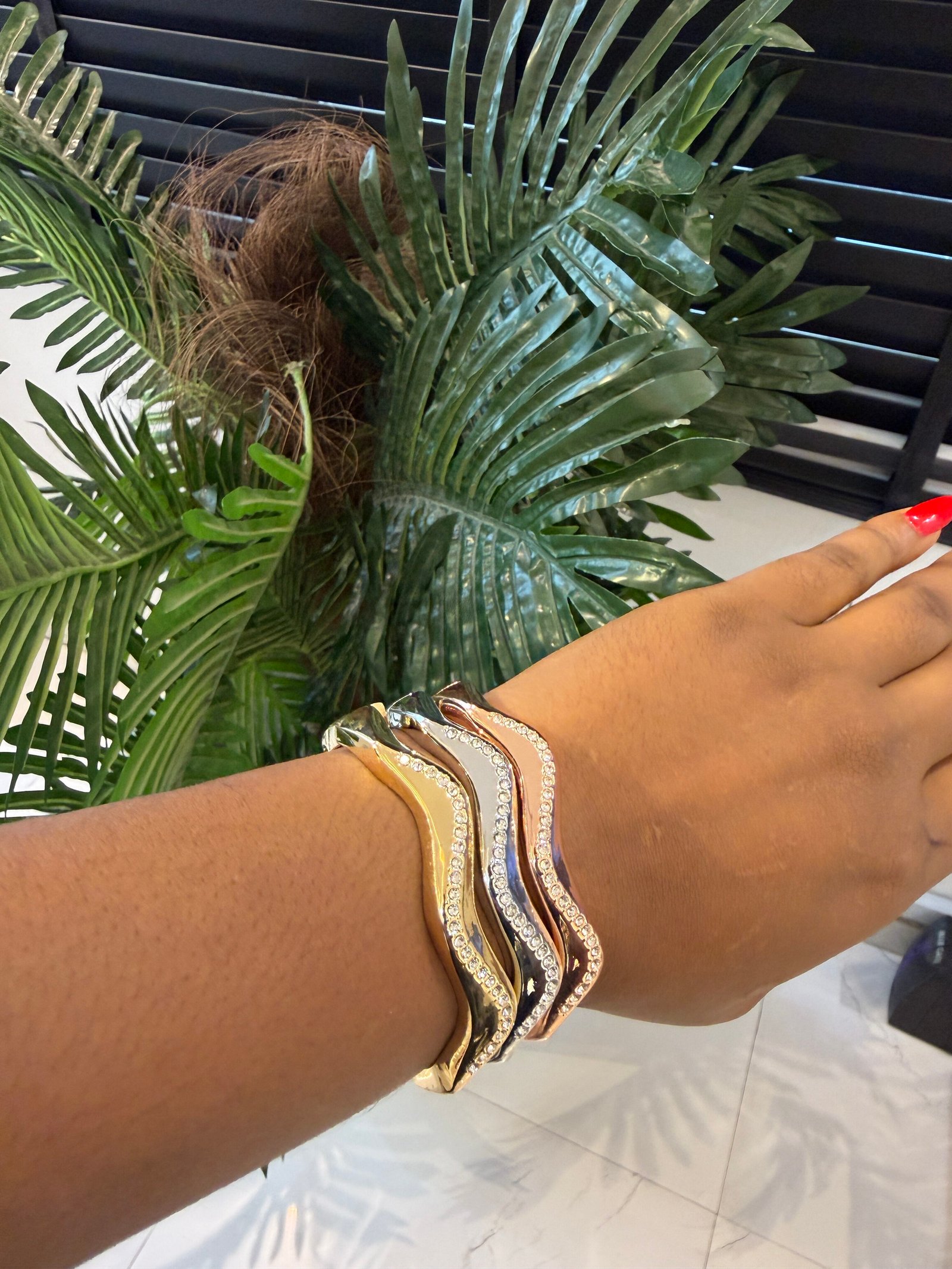STACK BRACELET (3 BRACELET SILVER, GOLD AND ROSEGOLD) 002