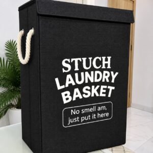 B2 BLACK BOX FOLDABLE LAUNDRY BASKET