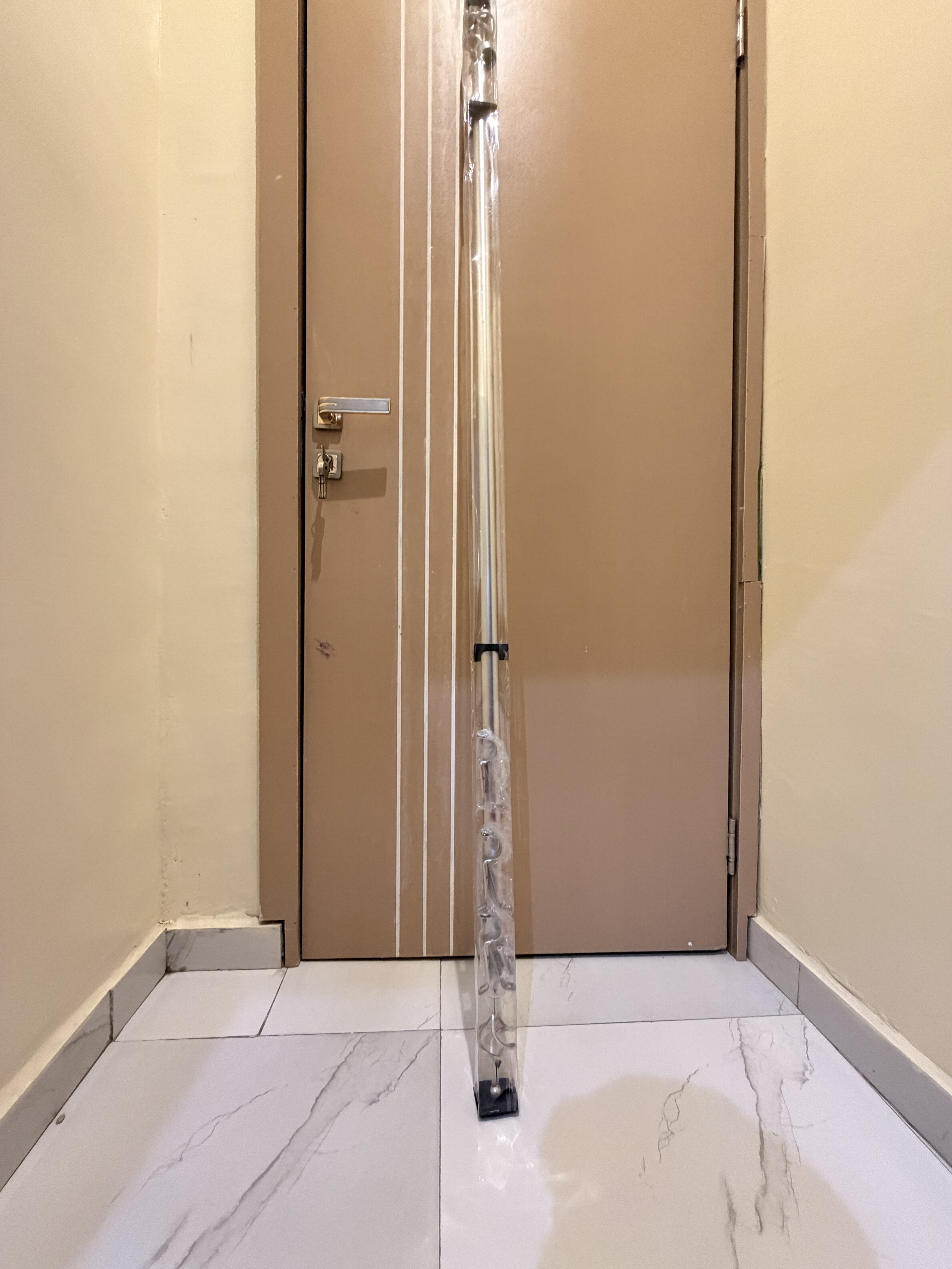 SINGLE ADJUSTABLE ROD SILVER 3MM (FOR WINDOWS)