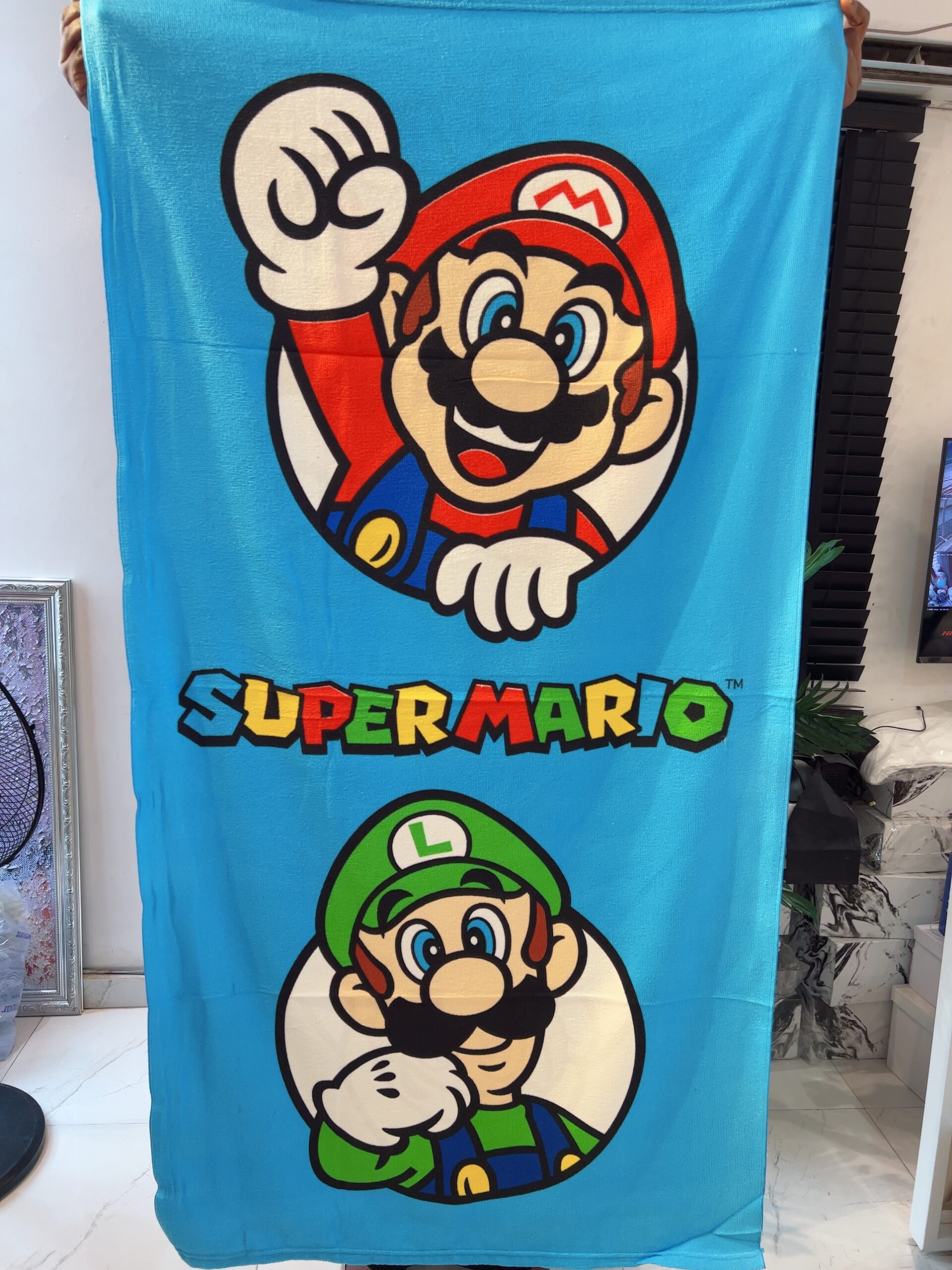 SUPER MARIO KIDS LARGE TOWEL 28/51 INCHES