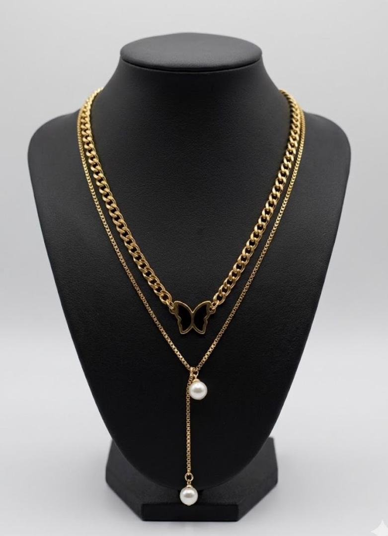 GOLD LAYERED NECKLACE 1306