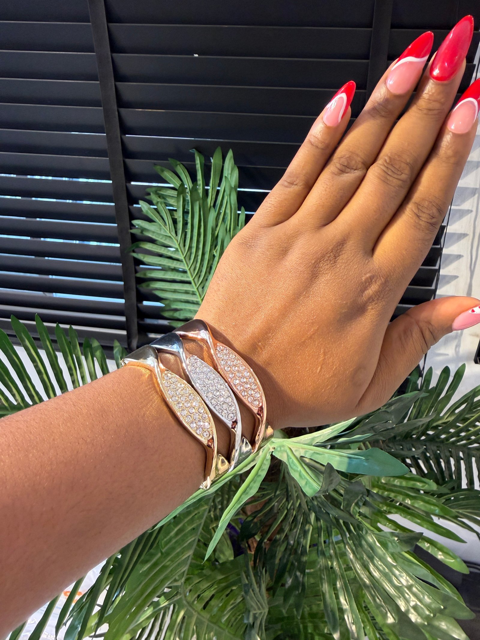 STACK BRACELET (3 BRACELET SILVER, GOLD AND ROSEGOLD) 010