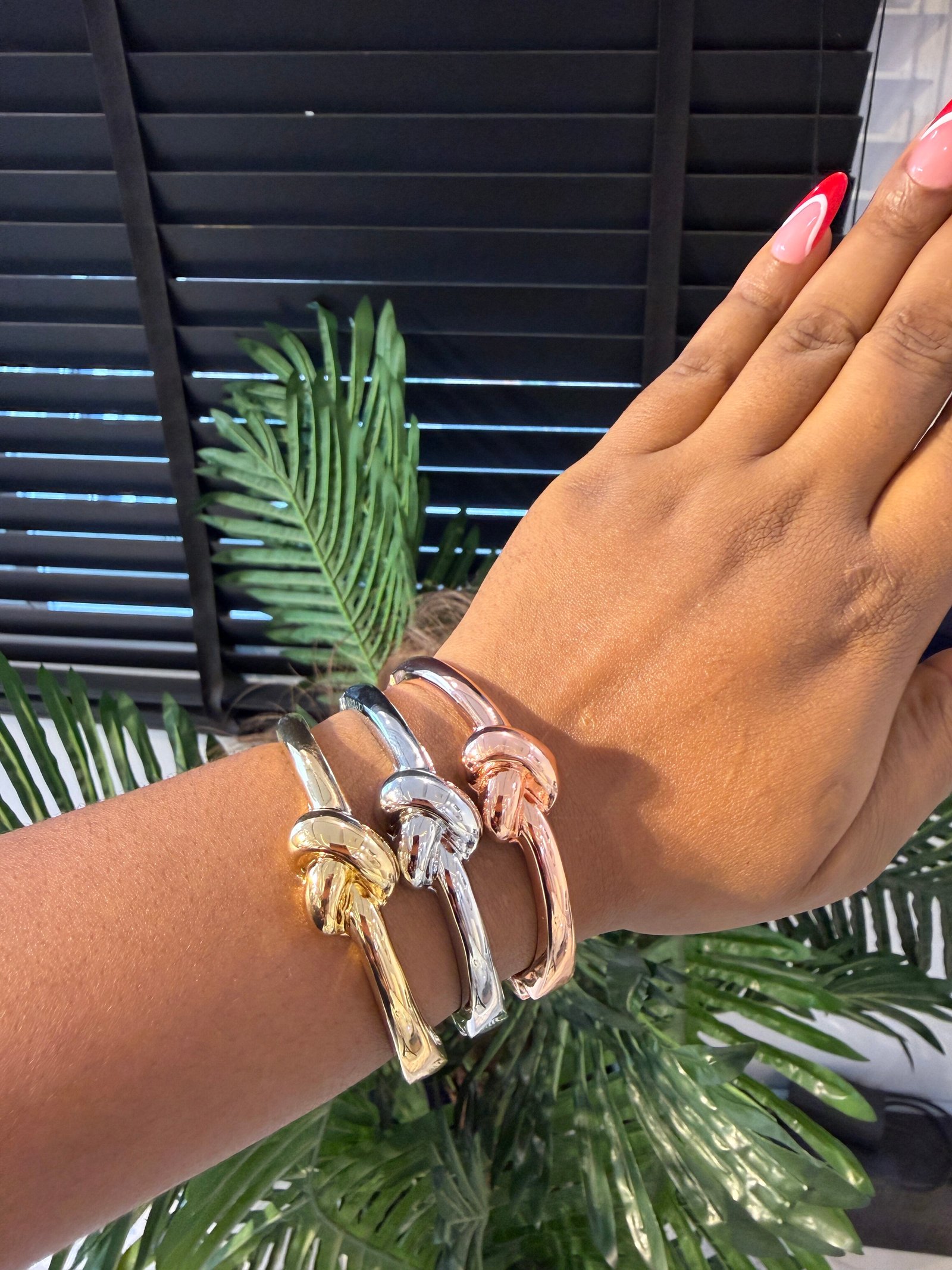 STACK BRACELET (3 BRACELET SILVER, GOLD AND ROSEGOLD) 006